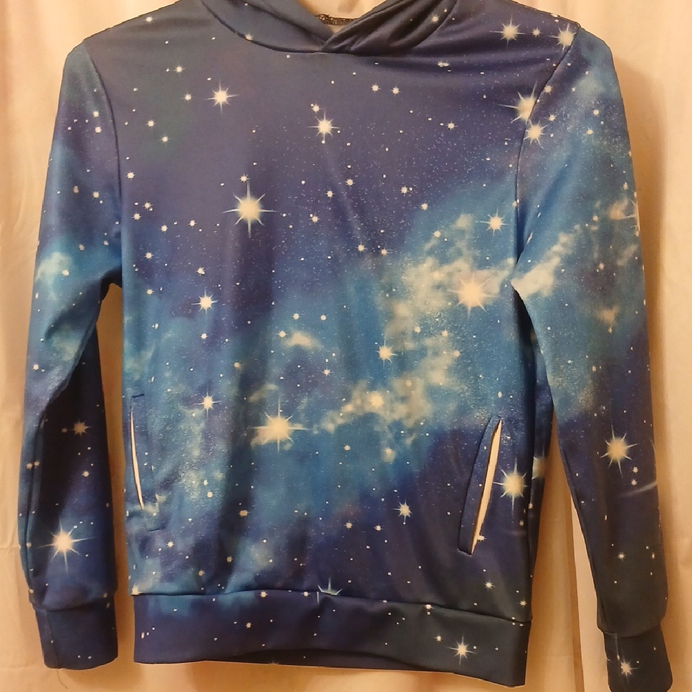 Galaxy Print Men's Sweater